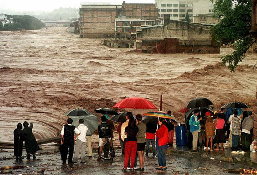 El Mitch llegó como un demonio